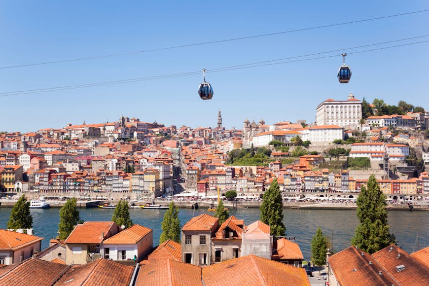 View of Douro river at Porto, Portugal
