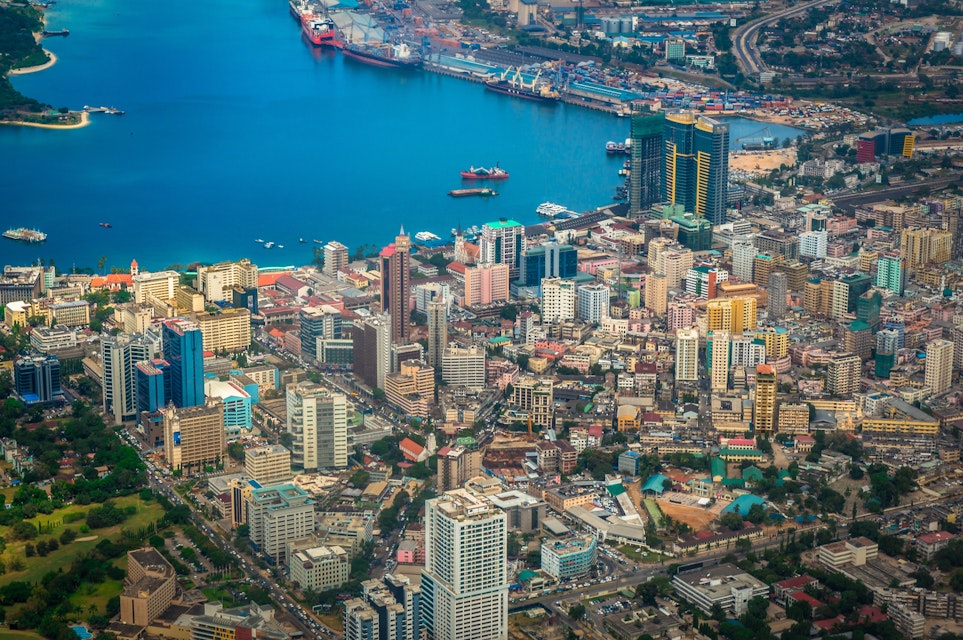 Shot from the plane on my first trip to Dar es Salaam.