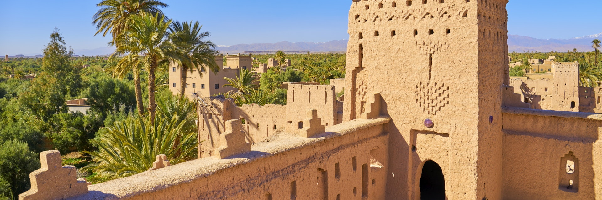 Kasbah Amahidil in Skoura Oasis, Ouarzazate district, Morocco