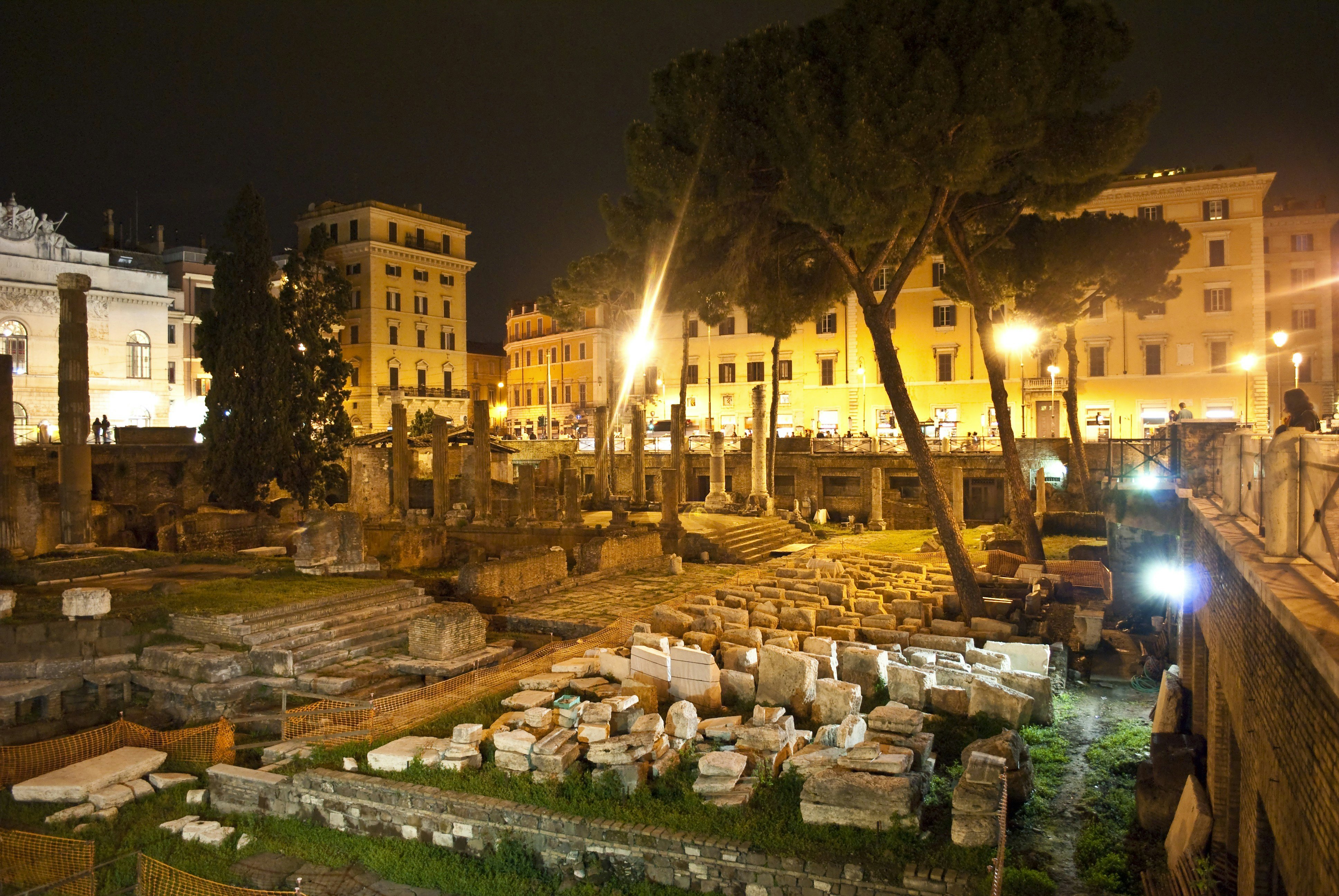 Area Sacra temple remains in Largo di Torre Argentina.