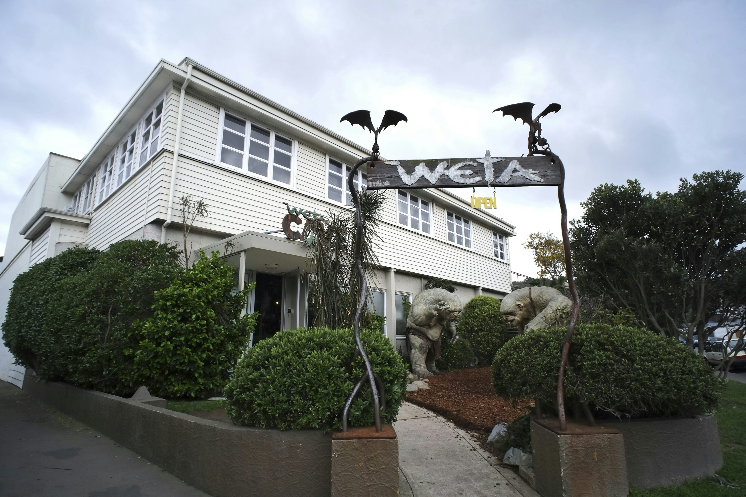 Wellington, New Zealand - August 27, 2013: Front Entrance at Weta Cave; Shutterstock ID 306493316; Your name (First / Last): Lauren Gillmore; GL account no.: 56530; Netsuite department name: Online-Design; Full Product or Project name including edition: 65050/ Online Design /LaurenGillmore/POI