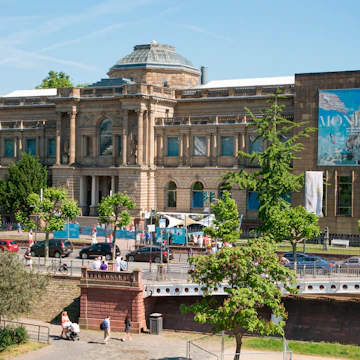Exterior of Staedelsches Kunstinstitut museum (Museum Staedel), Frankfurt am Main, Hesse, Germany.
