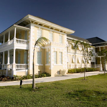 Bahamas, New Providence Island, Nassau: Detail of National Art Gallery