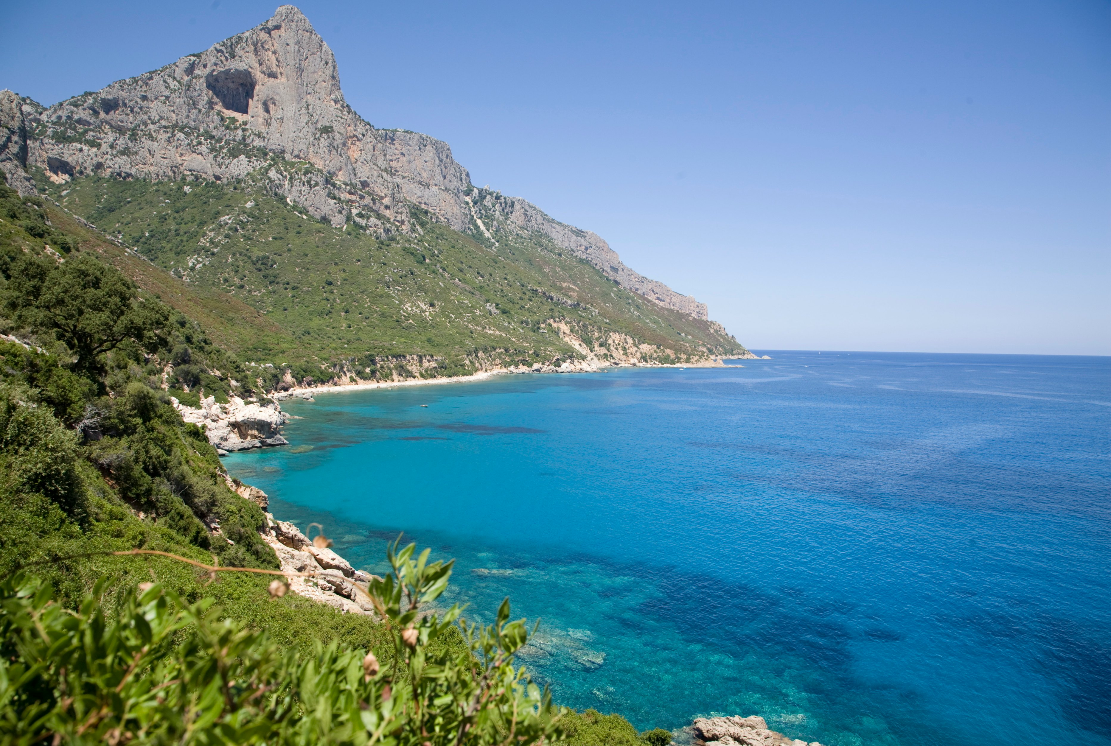 The Gulf of Orosei, near Santa Maria Navarrese, Sardinia, Italy, Mediterranean, Europe