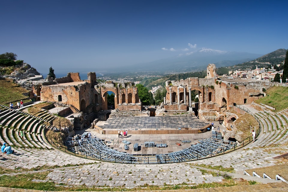 Greek theatre in Taormina