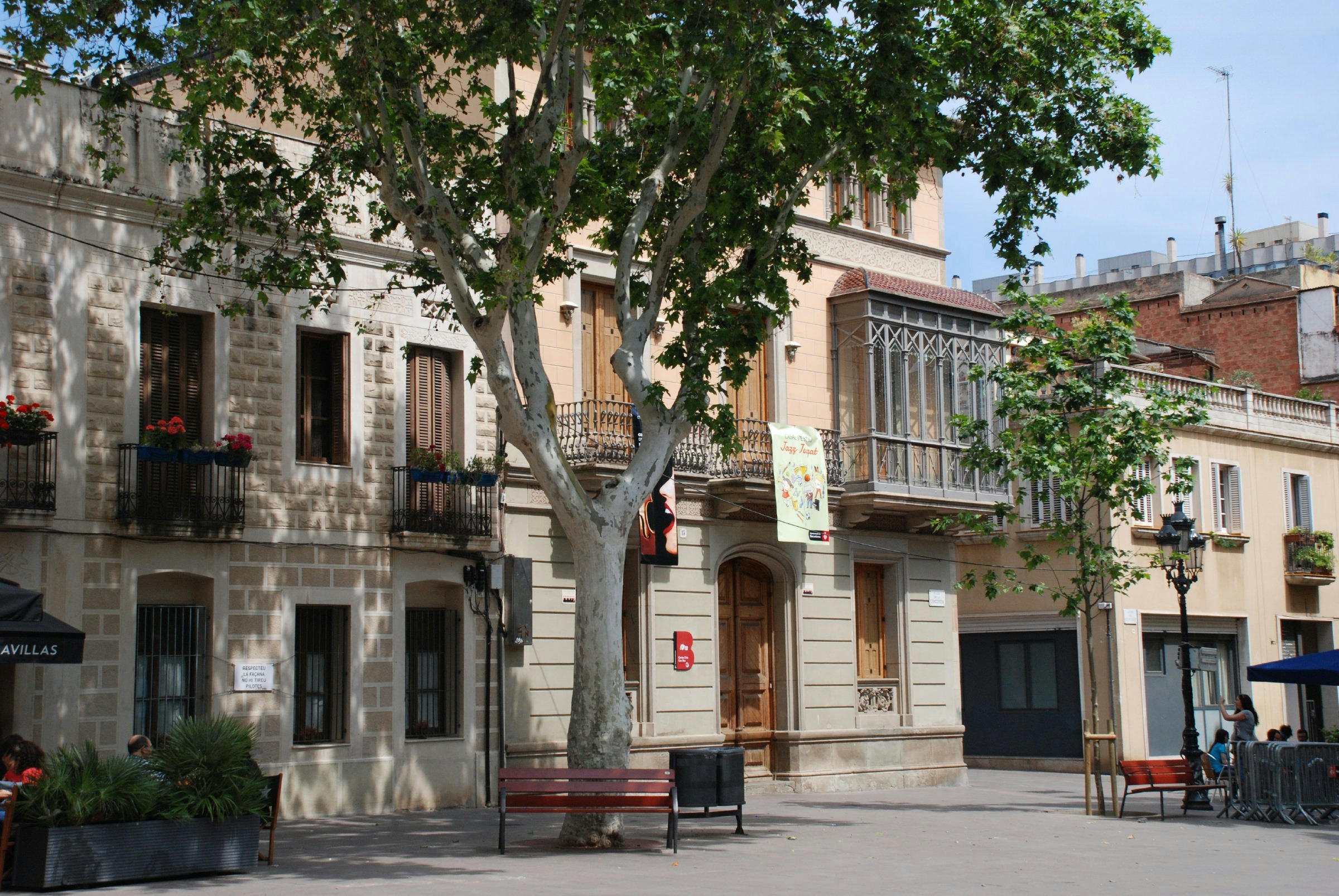 Outside of the Centre Cívic Can Deu