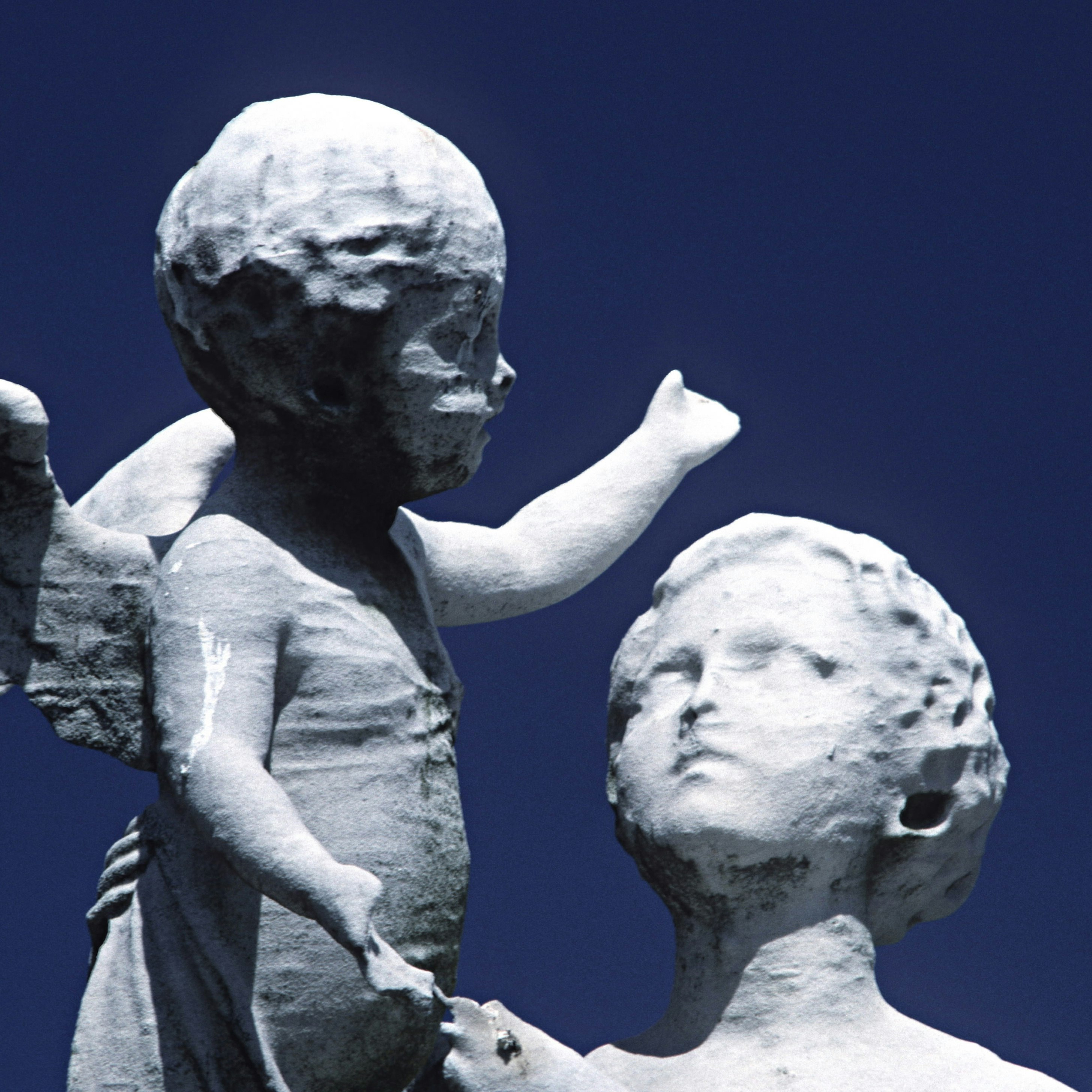 travel in new york city ACID RAIN DAMAGE TO STATUES. GREENWOOD CEMETERY. BROOKLYN, NY