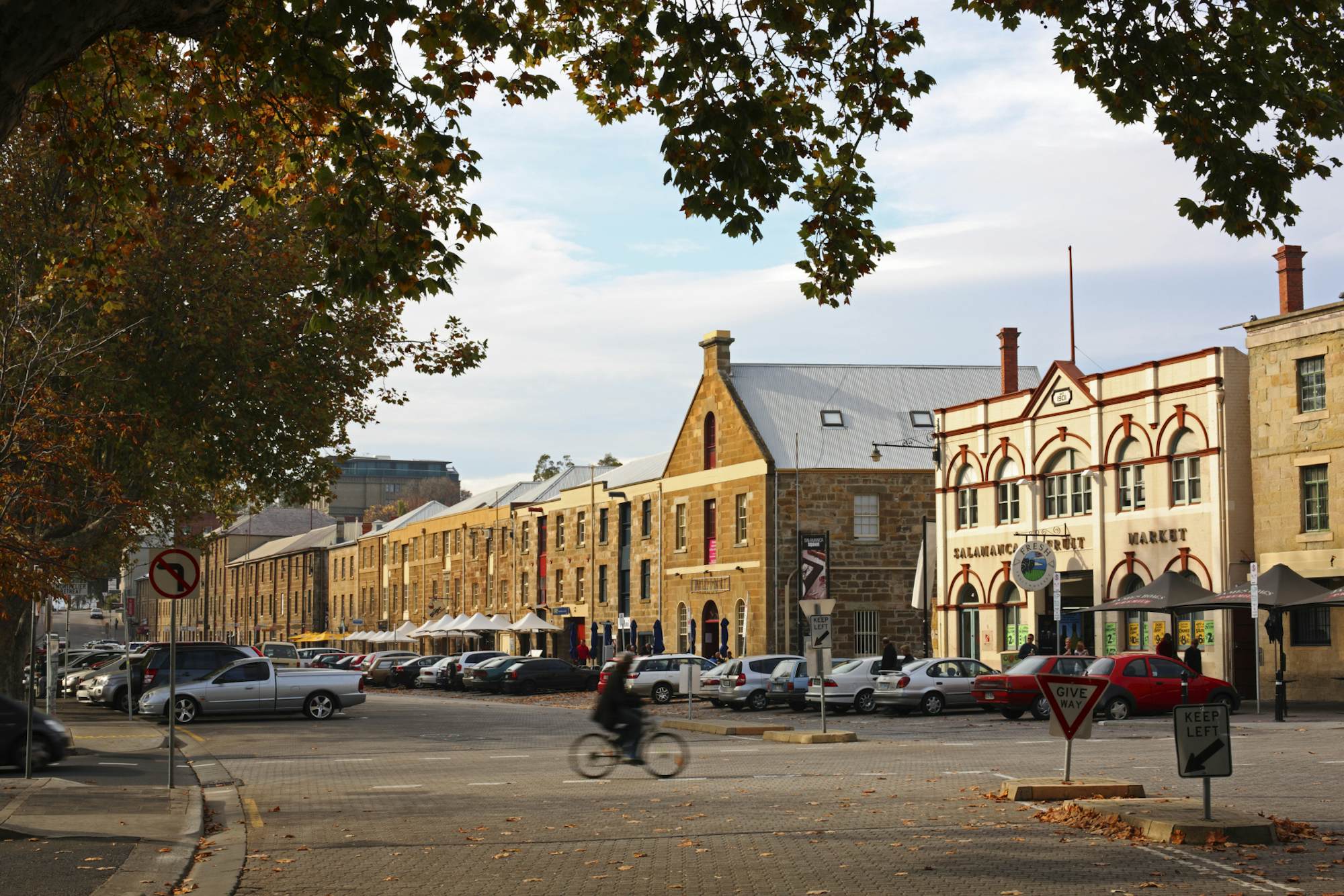 Salamanca Place Hobart, Australia Sights Lonely