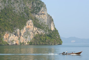 Boat on Ao Phang Nga.