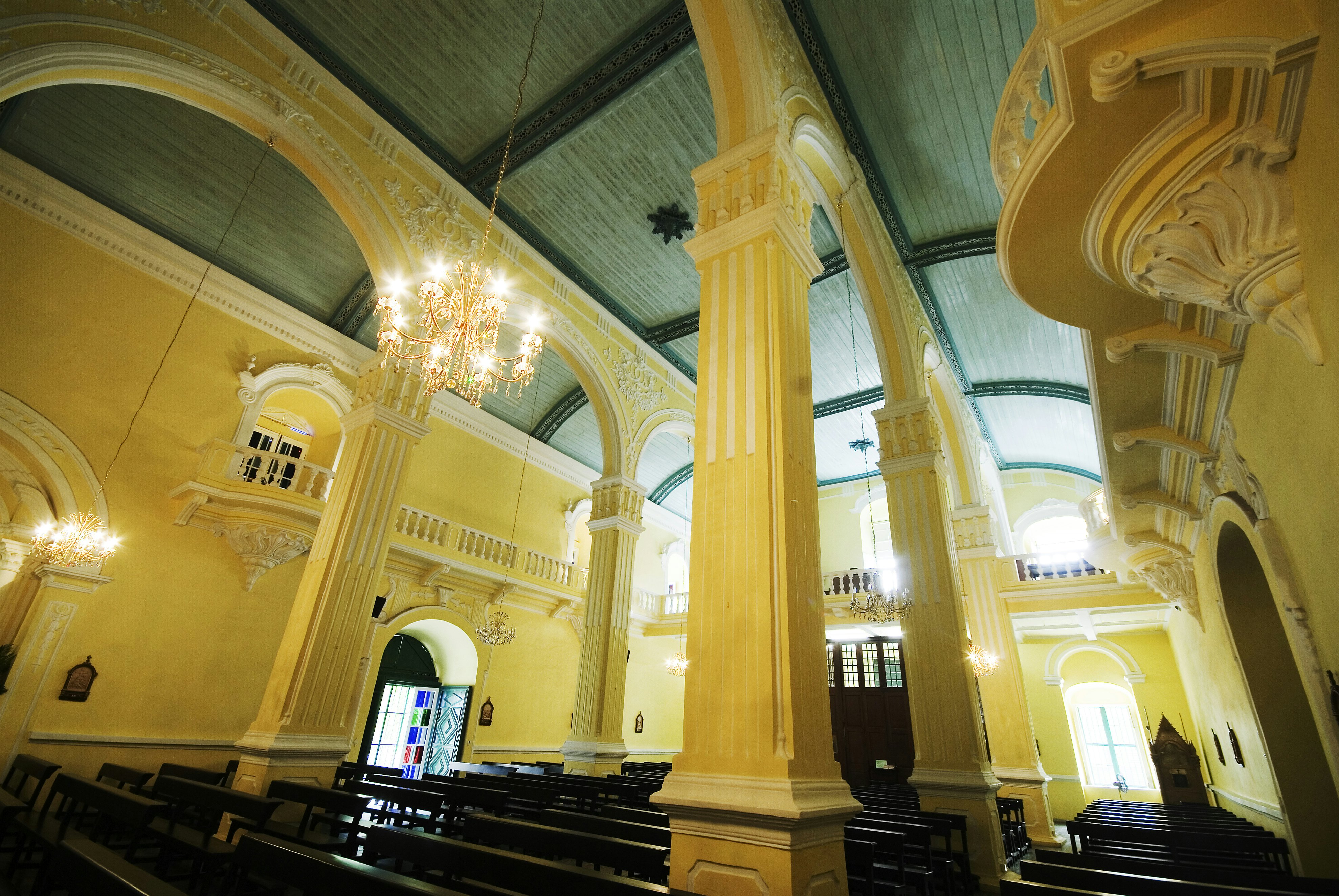 Interior of Church of St Augustine (Igreja de Sao Agostinho).