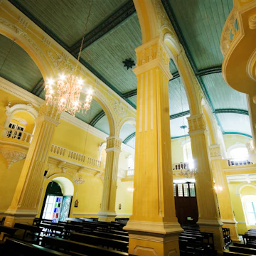Interior of Church of St Augustine (Igreja de Sao Agostinho).