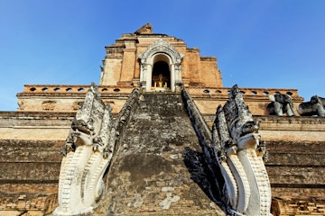 Ancient Slide / Wat Chedi Luang / Chiang Mai