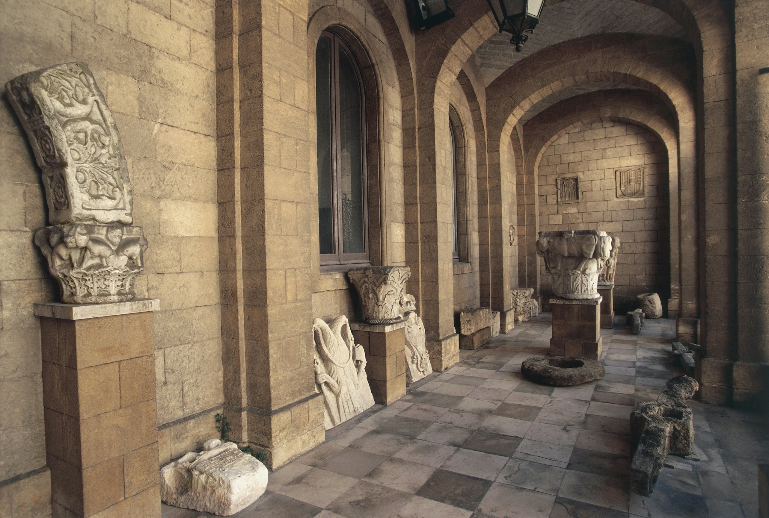 Interiors of a museum, Francesco Ribezzo Provincial Archaeological Museum, Brindisi, Province of Brindisi, Puglia, Italy