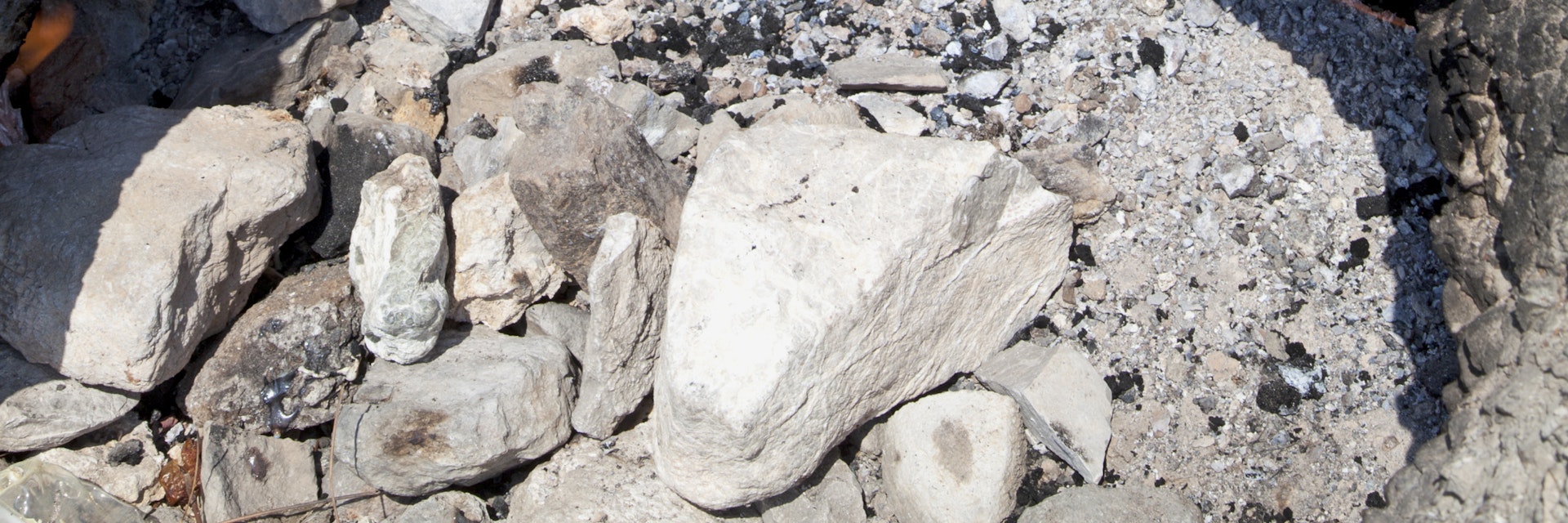 Turkey, perpetual fires of Yanartas at the Chimaera, near Cirali