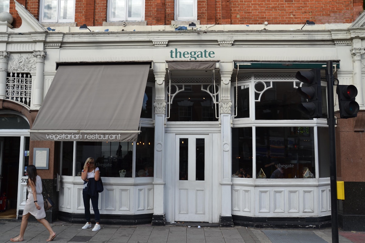 The exterior of the Gate in Clerkenwell, one of the best vegetarian restaurants in London
