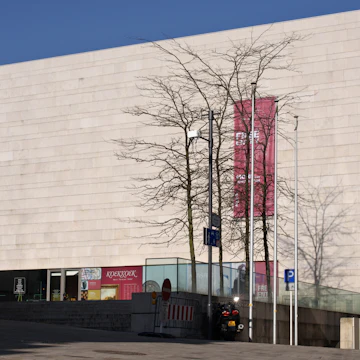 The National Museum of History and Art, Luxembourg City, Luxembourg: February 15, 2017 - This MNHA building was inaugurated in 2002; Shutterstock ID 580937212; Your name (First / Last): Daniel Fahey; GL account no.: 65050; Netsuite department name: Online Editorial; Full Product or Project name including edition: Luxembourg City POI