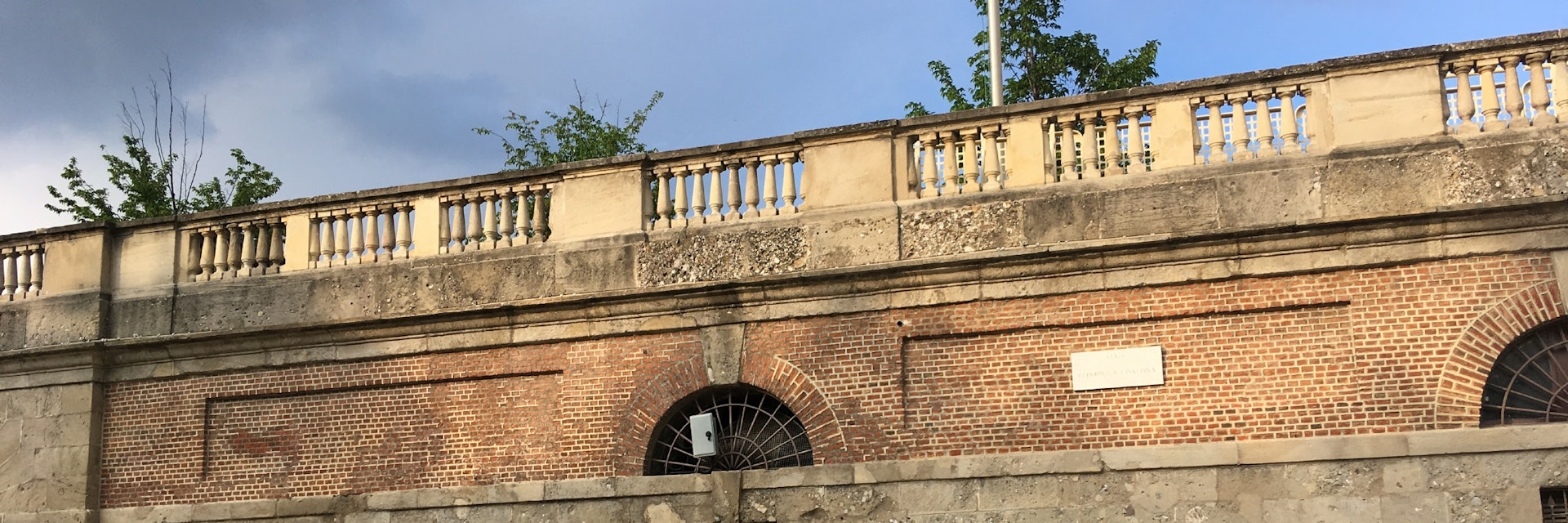 High walls of Arena Civica