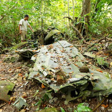 Avenger Airplane, Peleliu Island, Palau