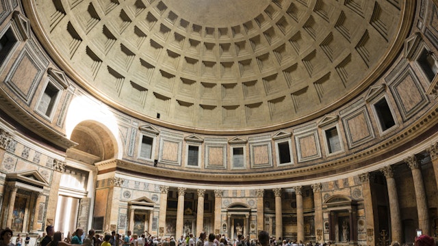 Interior of The Pantheon.