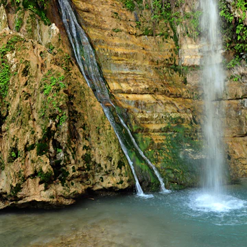 Ein Gedi spring in the Dead Sea area, Israel.; Shutterstock ID 110742899; Your name (First / Last): Lauren Keith; GL account no.: 65050; Netsuite department name: Online Editorial; Full Product or Project name including edition: Dead Sea Online Update