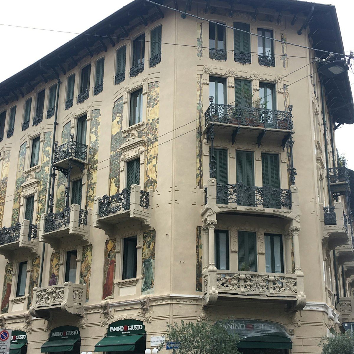 The exterior of Casa Galimberti