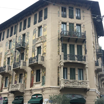 The exterior of Casa Galimberti