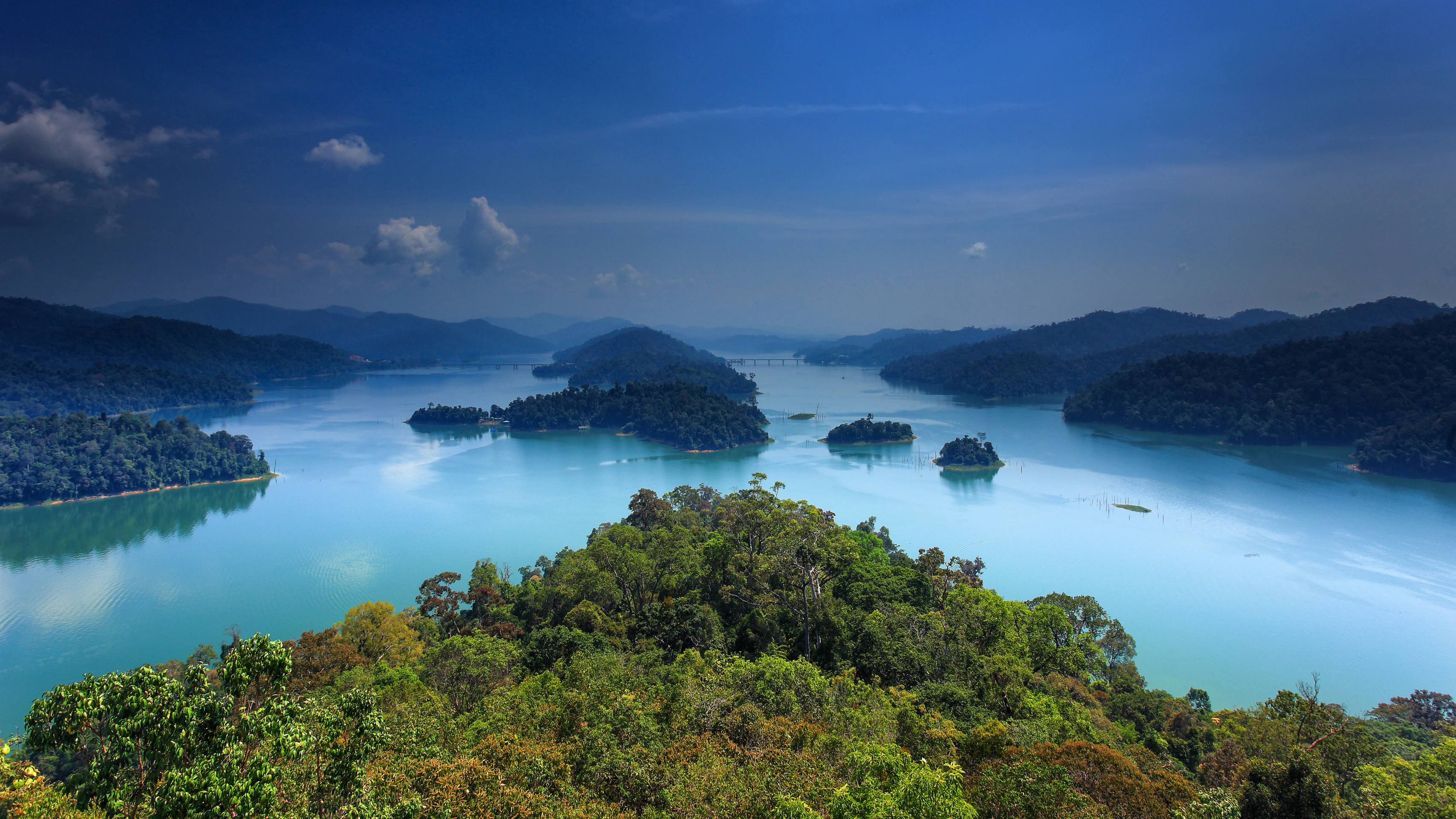 Royal Belum State Park view from Menara Tinjau Pulau Tali Kail.