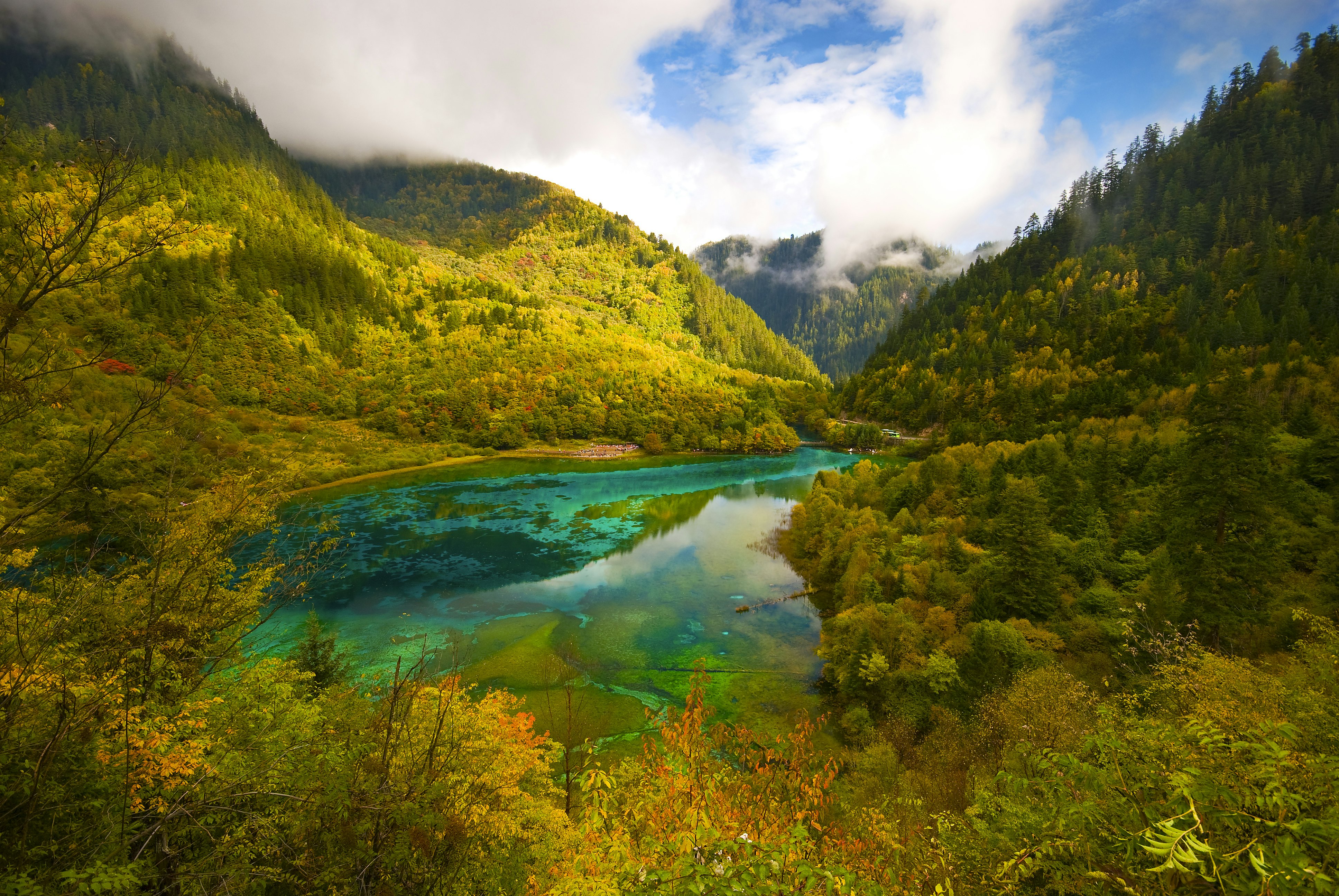 Jiuzhai Valley, Five Flower Lake