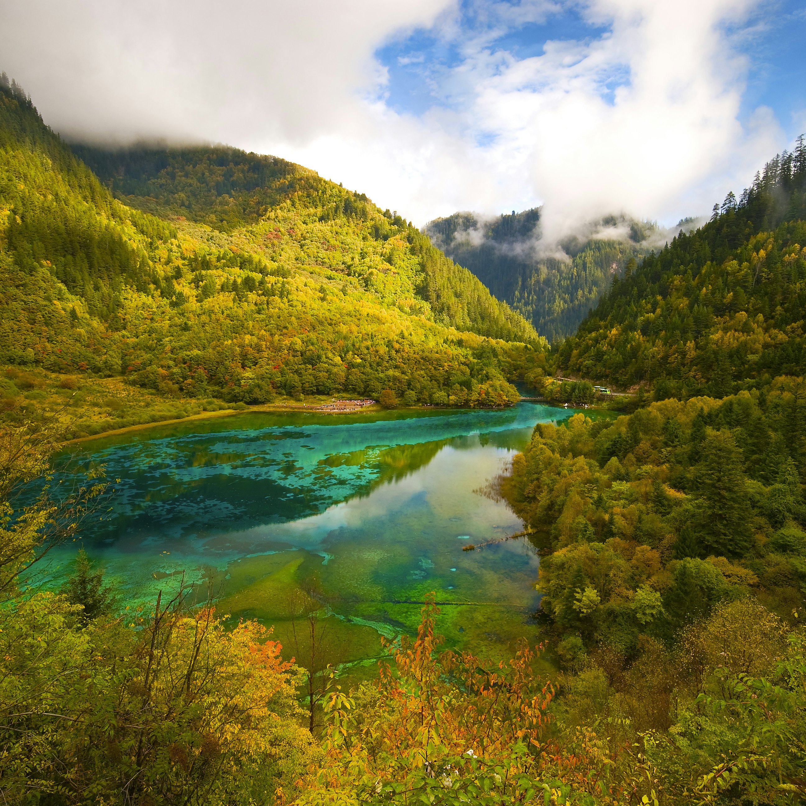 Jiuzhai Valley, Five Flower Lake