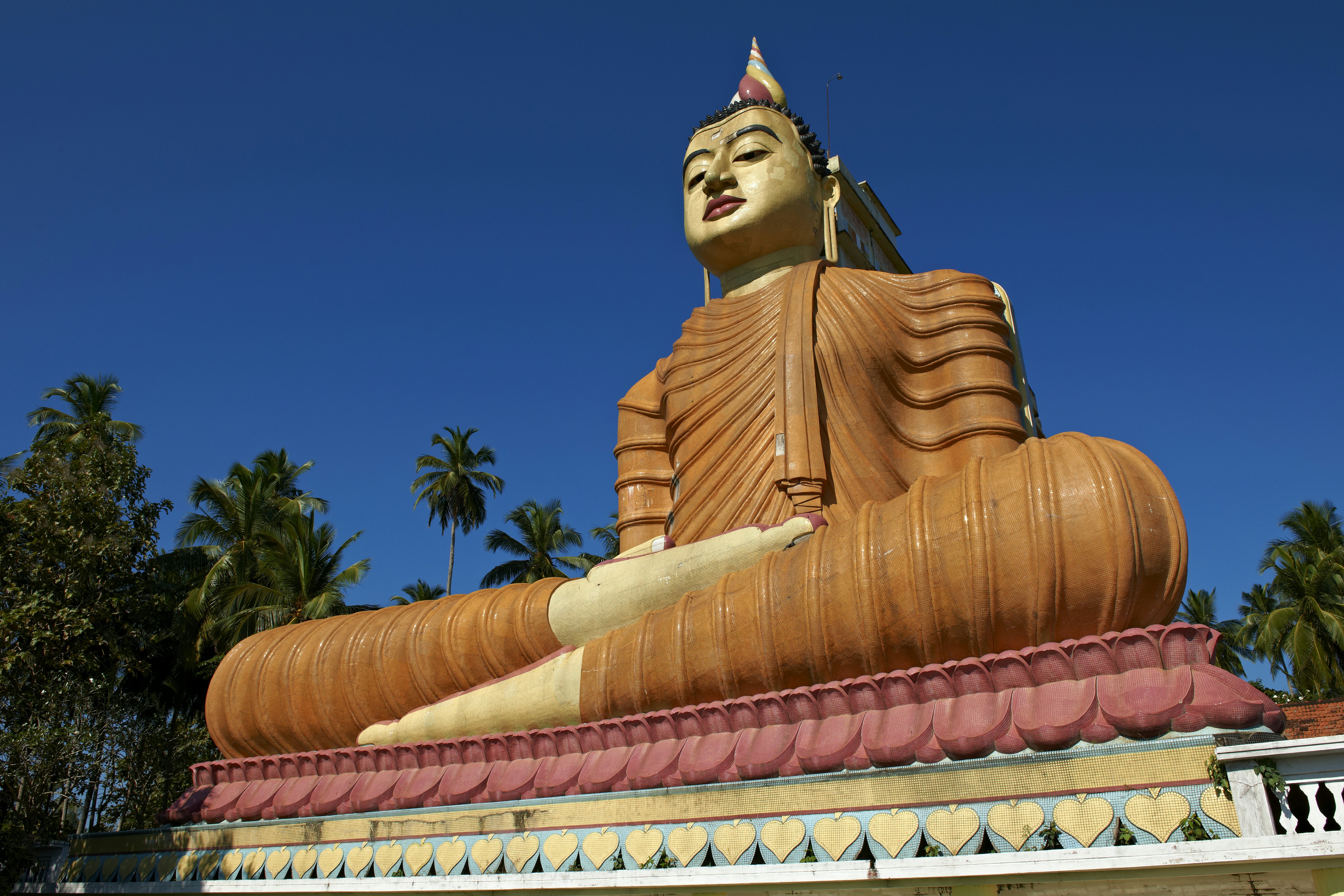 Buddhist temple in Sri Lanka