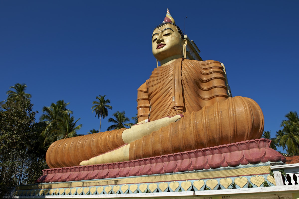 Buddhist temple in Sri Lanka