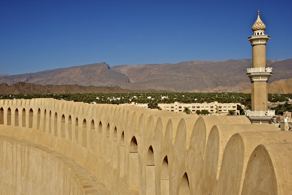 Landscape of Nizwa from fort