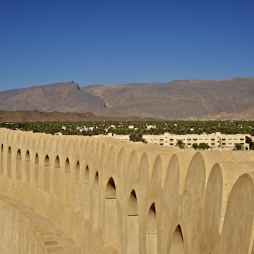 Landscape of Nizwa from fort