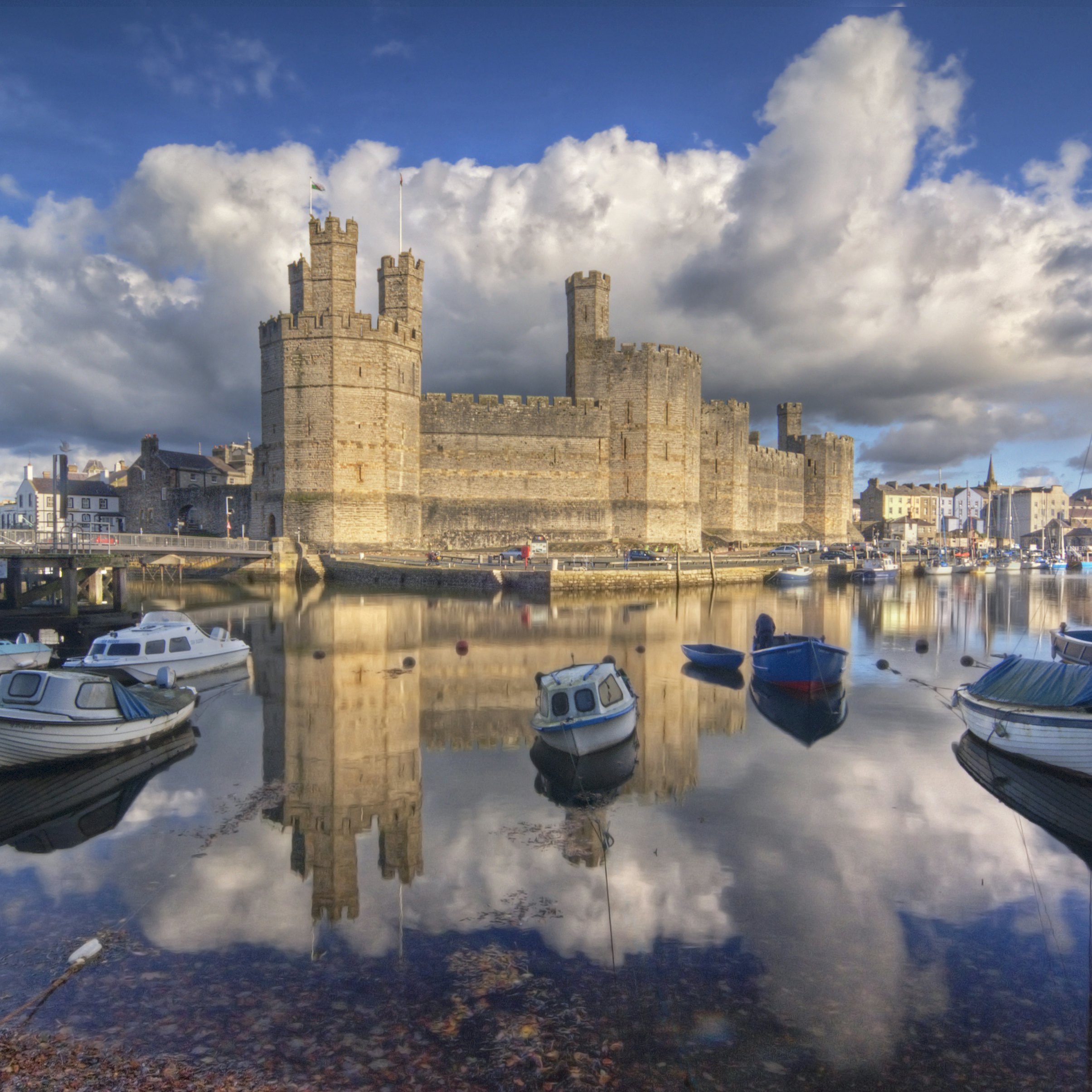 Caernarfon Castle Reflections