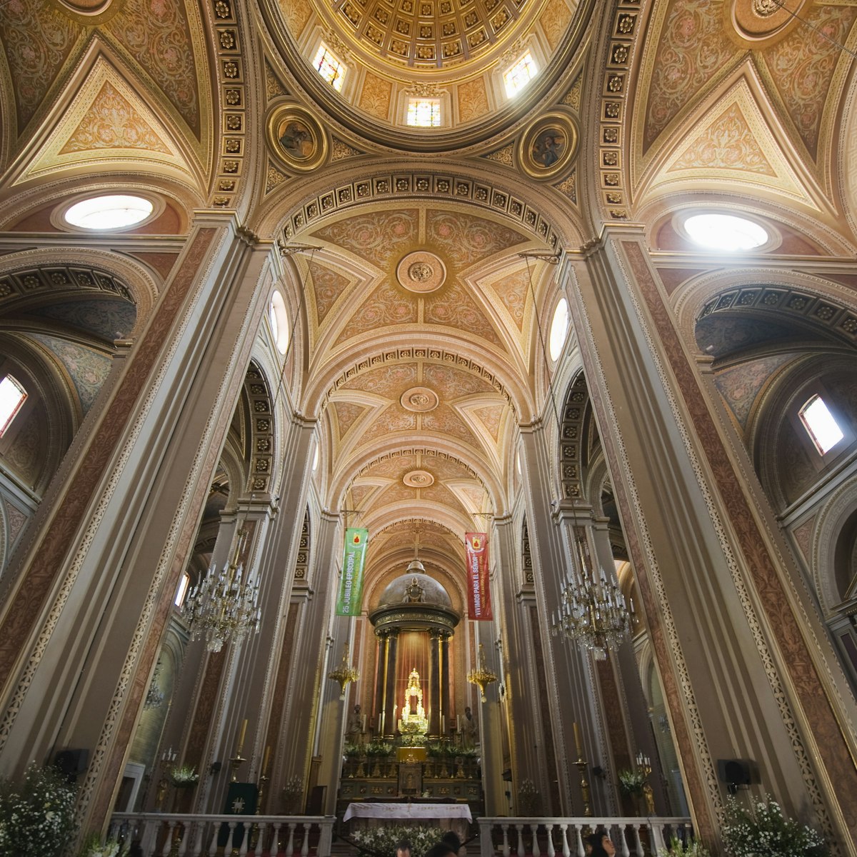 Interior of Morelia Cathedral.
