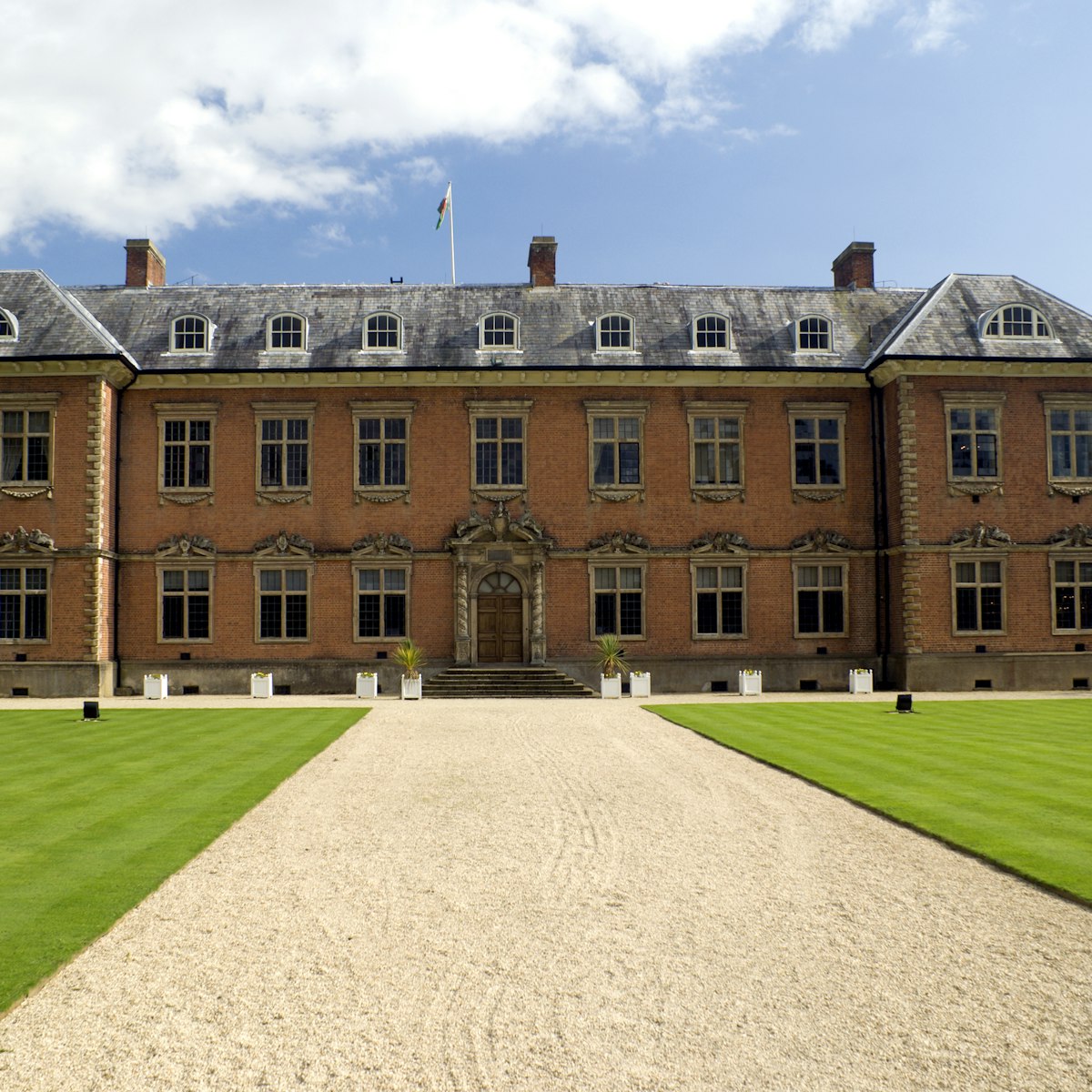 Tredegar House near Newport in Gwent. Popular tourist attraction and set in a beautiful 90 acre park, Tredegar House is one of the best examples of a 17th century Charles II mansion in Britain.