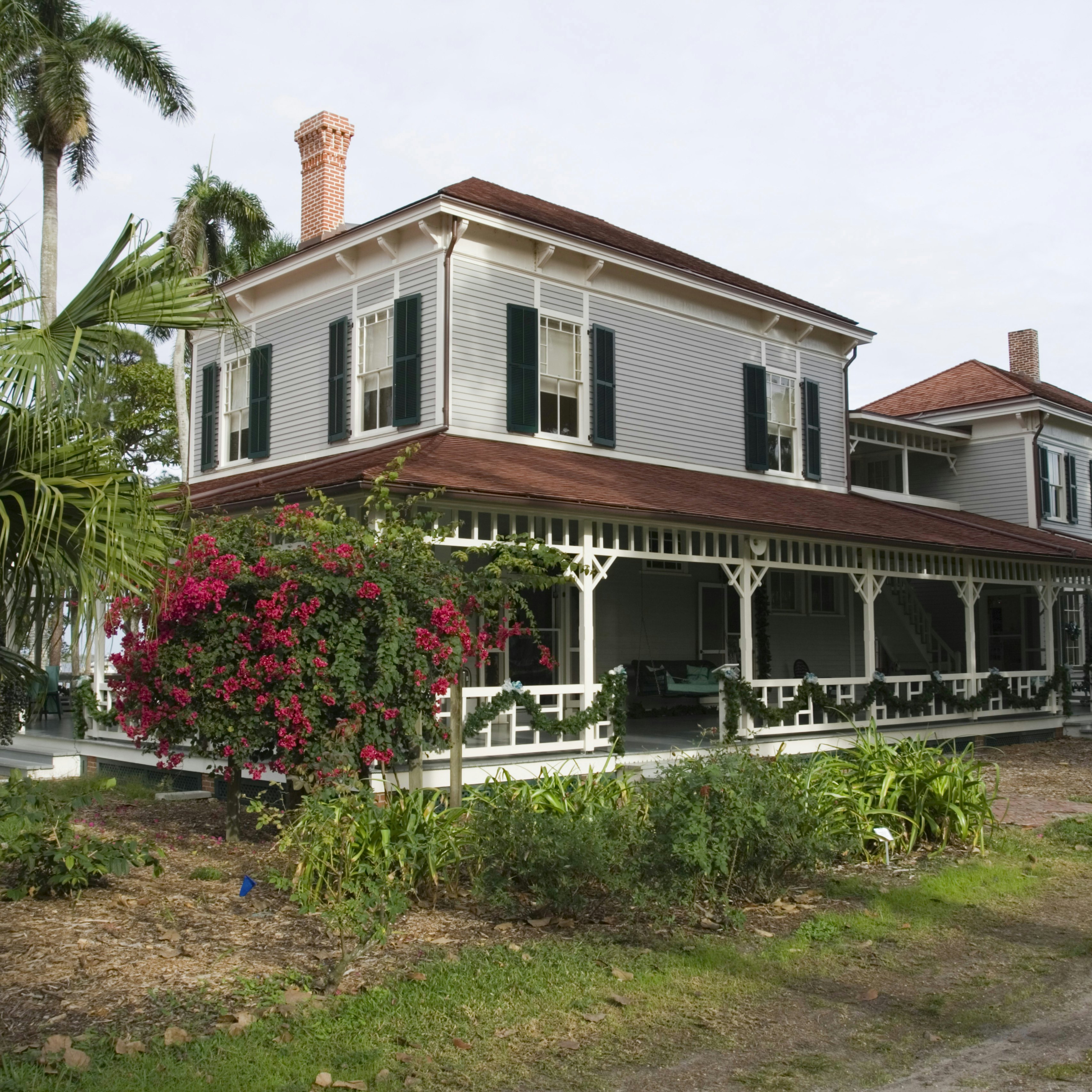 Edison winter home at Edison Estate and Laboratory, Fort Myers, Florida, USA