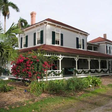 Edison winter home at Edison Estate and Laboratory, Fort Myers, Florida, USA