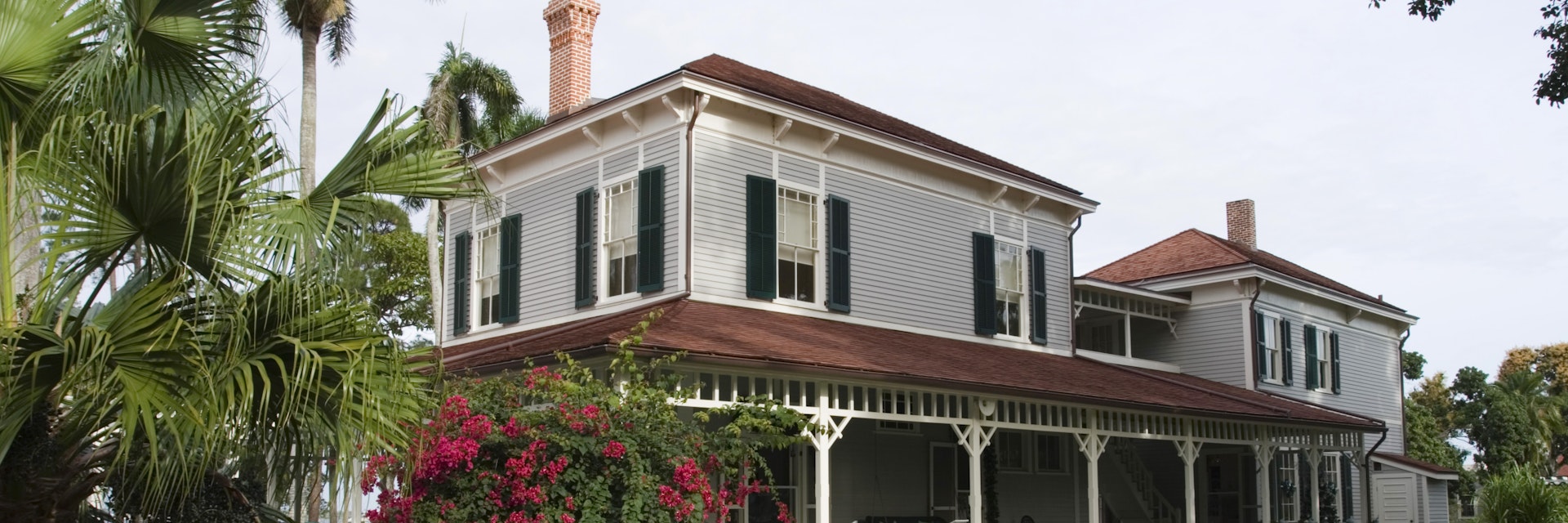 Edison winter home at Edison Estate and Laboratory, Fort Myers, Florida, USA