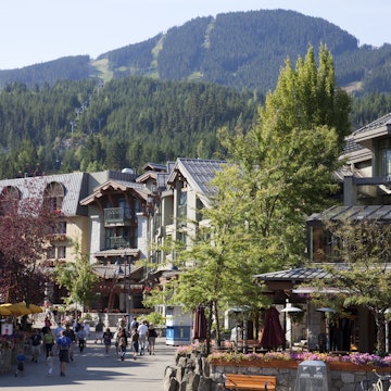 street scene, Whistler village