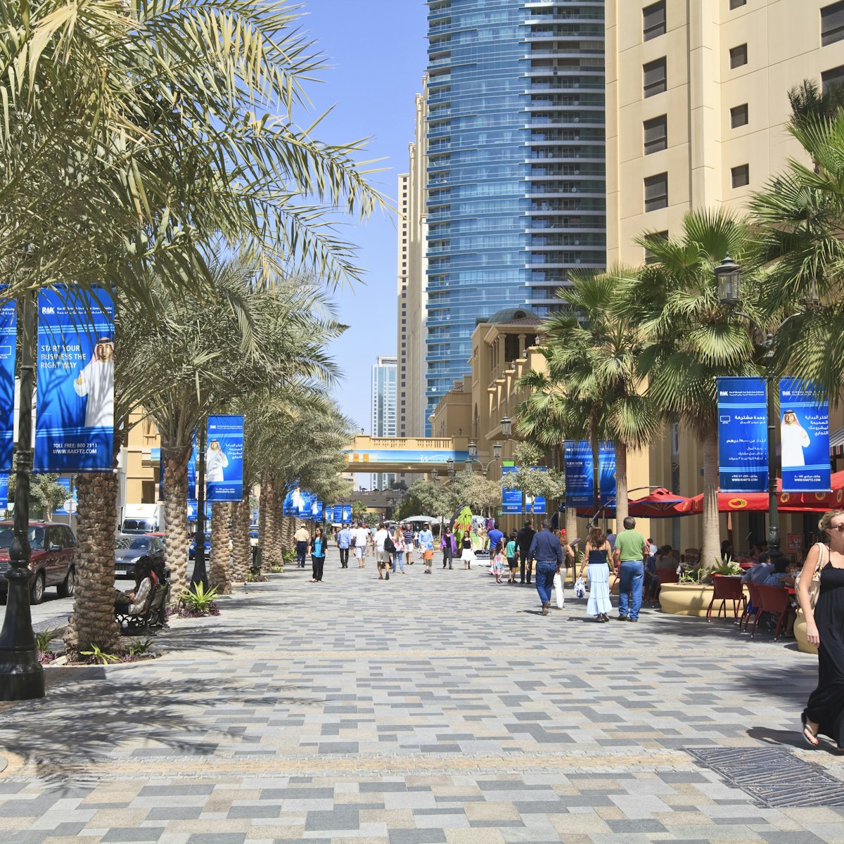 The Walk at Jumeirah Beach Residence, Dubai Marina, Dubai, United Arab Emirates, Middle East