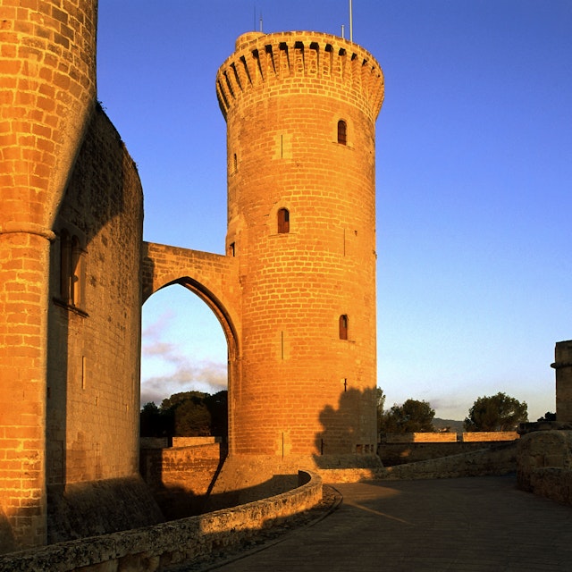 Castle, Castell de Bellver, Palma de Mallorca, Mallorca, Spain