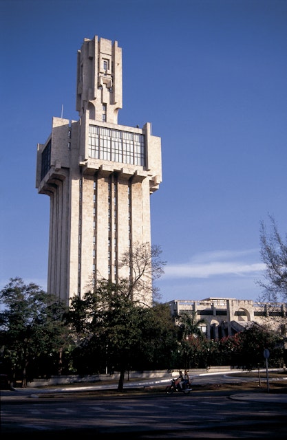 Russian Embassy in Havana, Cuba. (Photo by Independent Picture Service/UIG via Getty Images)