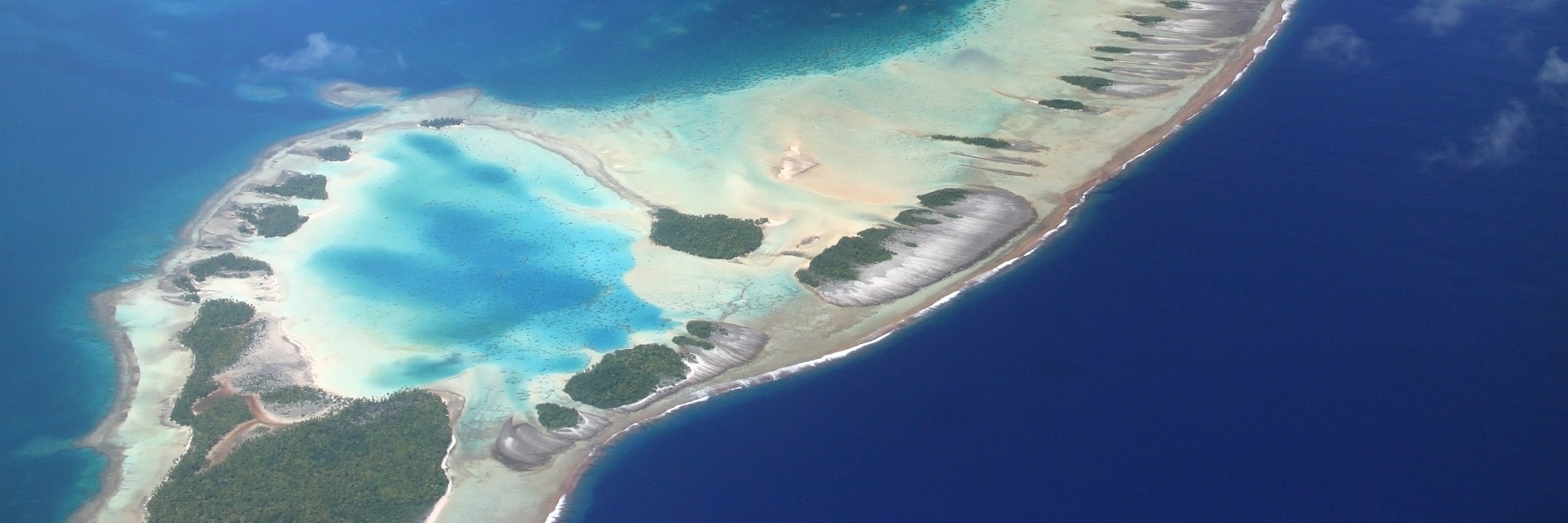 Aerial Rangiroa Atoll