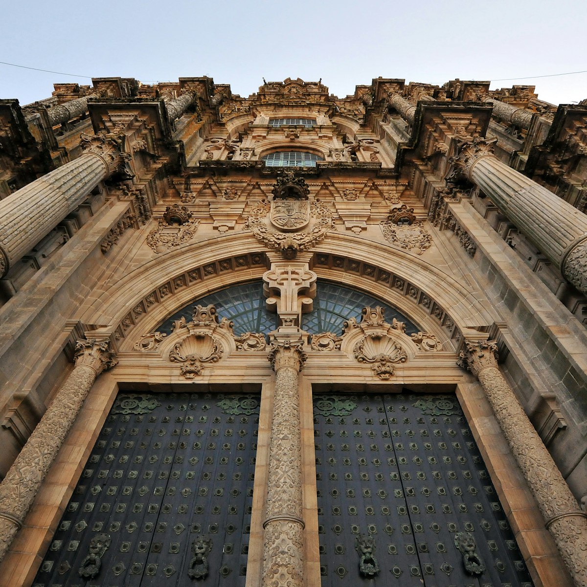 Main door of cathedral, Santiago de Compostela