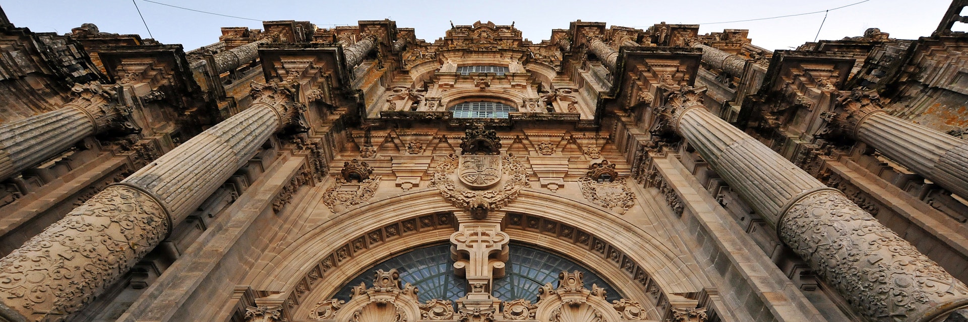 Main door of cathedral, Santiago de Compostela