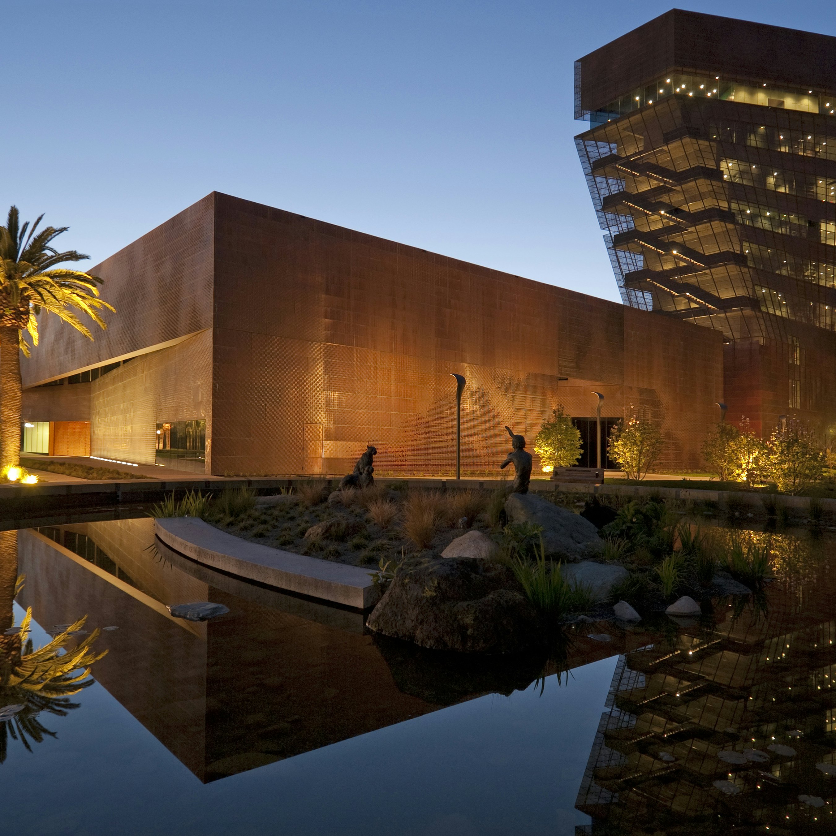 The new De Young Museum in Golden Gate Park.