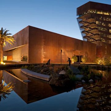 The new De Young Museum in Golden Gate Park.
