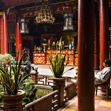 Interior of Quan Cong Temple.