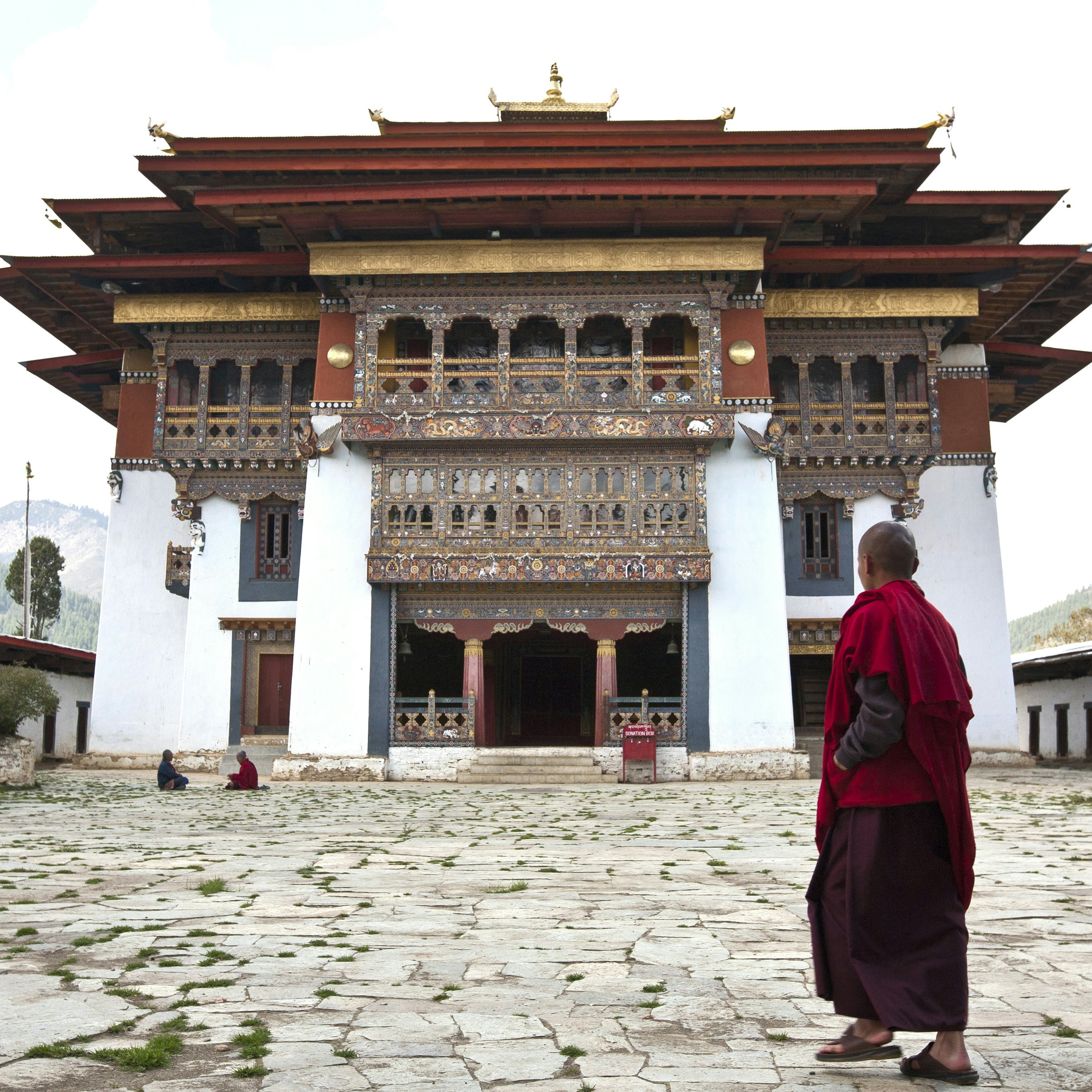 Gangte Goemba (Monastery), Phonbjikha Valley.